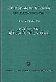 Briefe an Richard Schaukal