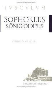 König Oidipus. Griechisch - deutsch