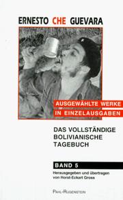 AusgewÃ¤hlte Werke in Einzelausgaben 5. Das vollstÃ¤ndige Bolivianisches Tagebuch