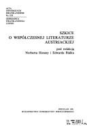 Szkice o współczesnej literaturze austriackiej