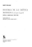 Historia de La Critica Moderna VI