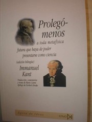 Prolegomenos - Ed. Bilingue