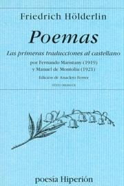 Poemas - Las Primeras Traducciones Al Castellano