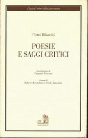 Poesie e saggi critici