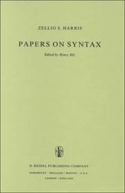 Papers on syntax