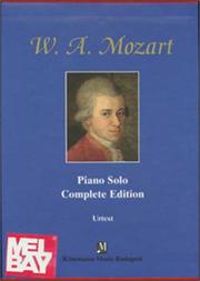 Mozart, Piano Solo Complete Edition