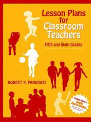 Cover of: Lesson plans for classroom teachers