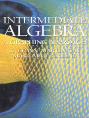 Cover of: Intermediate algebra: a graphing approach