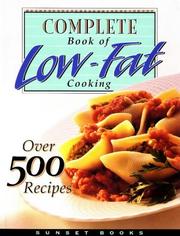 Cover of: Complete book of low-fat cooking