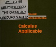 Cover of: Mathematics Applicable
