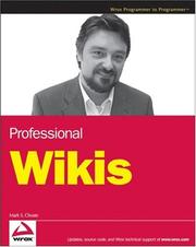 Cover of: Professional Wikis (Programmer to Programmer)