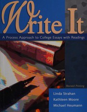 Cover of: Write it