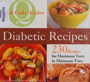 Cover of: Diabetic Recipes (Quick Cooks' Kitchen)