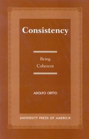 Cover of: Consistency