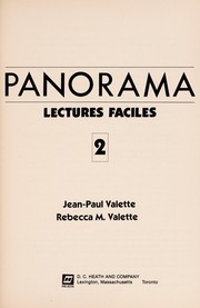 Cover of: Panorama Lectures Faciles 2