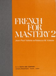Cover of: French for Mastery 2: Tous ensemble