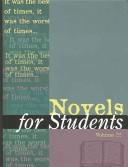 Cover of: Novels for students