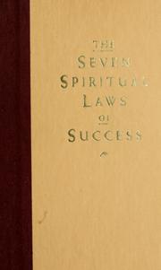 Cover of: The Seven Spiritual Laws of Success
