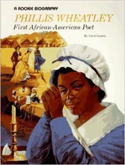 Cover of: Phillis Wheatley: first African-American poet