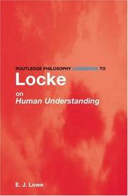 Cover of: Routledge philosophy guidebook to Locke on human understanding