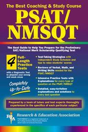 Cover of: The best coaching and study course for the PSAT/NMSQT: Preliminary Scholastic Assessment test/National Merit Scholarship Qualifying Test