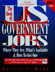 Cover of: The book of U.S. government jobs