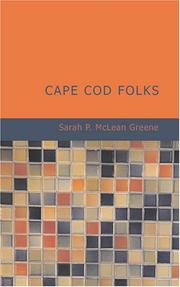 Cover of: Cape Cod Folks