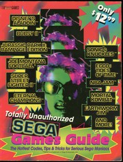 Cover of: Totally Unauthorized Sega Games Guide