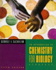Cover of: Introduction to chemistry for biology students