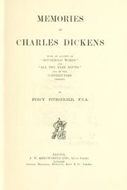 Cover of: Memories of Charles Dickens