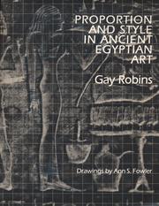 Cover of: Proportion and style in ancient Egyptian art