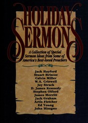 Cover of: Holiday sermons