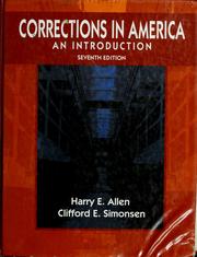 Cover of: Corrections in America