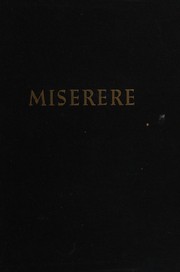 Cover of: Miserere