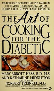 Cover of: The art of cooking for the diabetic