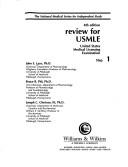 Cover of: Review for USMLE