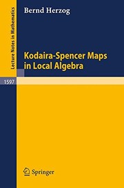 Cover of: Kodaira-Spencer maps in local algebra