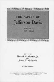 Cover of: The papers of Jefferson Davis