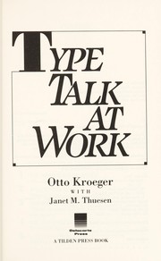 Cover of: Type talk at work