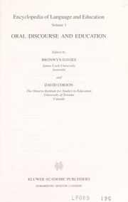 Cover of: Encyclopedia of language and education