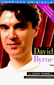 Cover of: David Byrne
