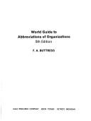 Cover of: World guide to abbreviations of organizations