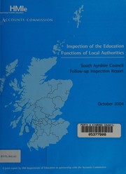 Cover of: Inspection of the education functions of local authorities