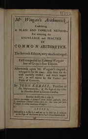 Cover of: Arithmetique made easie