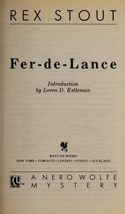 Cover of: Fer-de-Lance