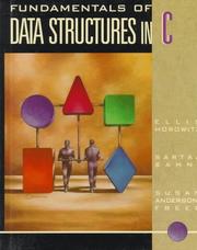 Cover of: Fundamentals of data structures in C