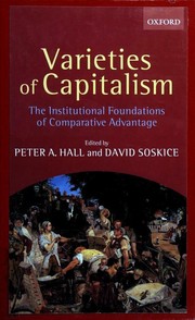 Cover of: Varieties of Capitalism