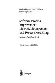 Cover of: Software process improvement