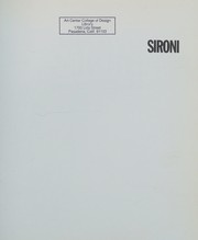 Cover of: Sironi