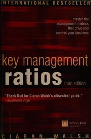Cover of: Key management ratios